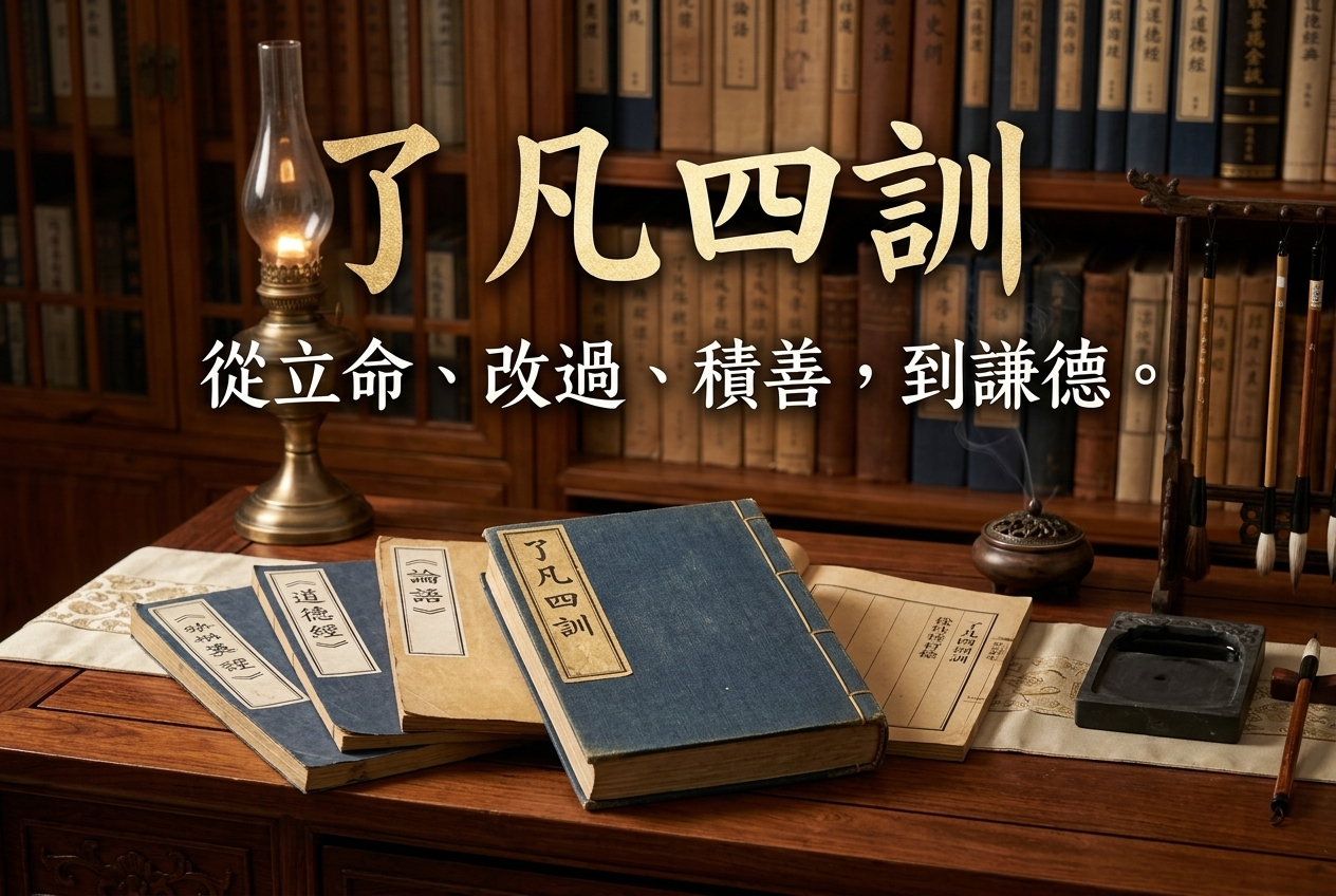 了凡四訓：從立命、改過、積善，到謙德